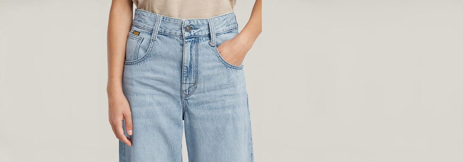 jeans larghi alti da skater