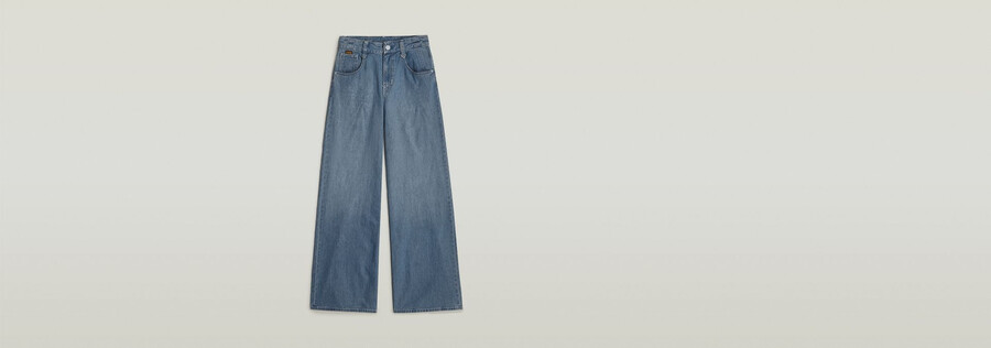 jeans larghi alti da skater