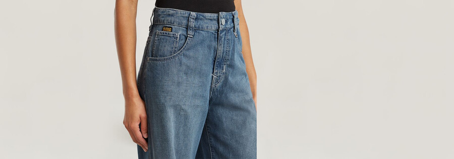 jeans larghi alti da skater