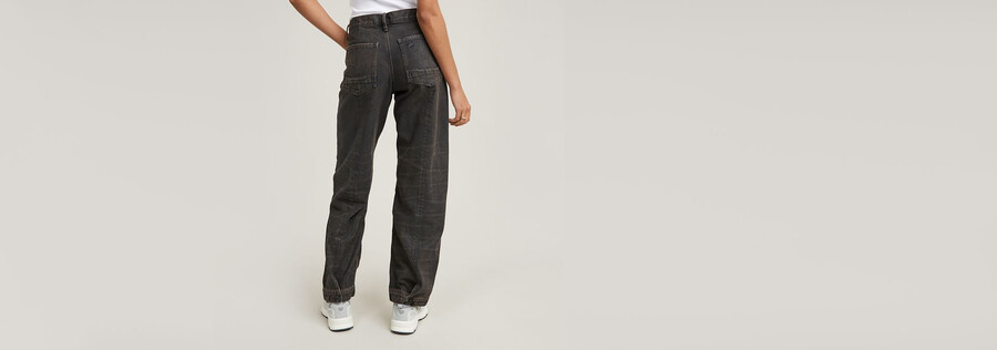 jeans larghi a vita bassa judee biker