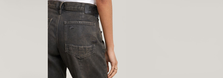 jeans larghi a vita bassa judee biker