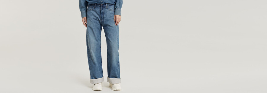 jeans larghi foderati bowey