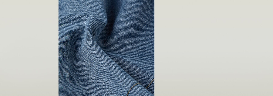 jeans larghi plissettati