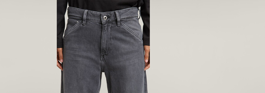 jeans eve a gamba larga e bassa