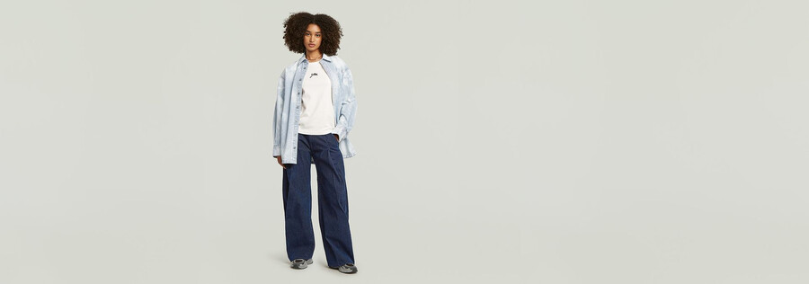 jeans chino larghi contor