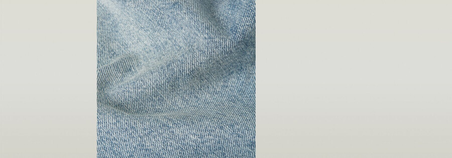 jeans contor a pieghe larghe