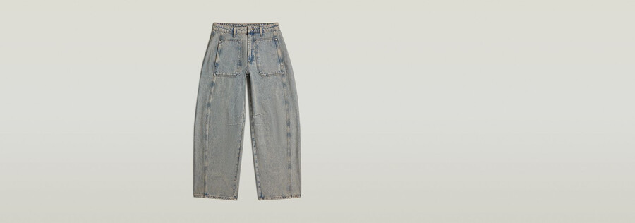 jeans carter barrel con tasche lunghe
