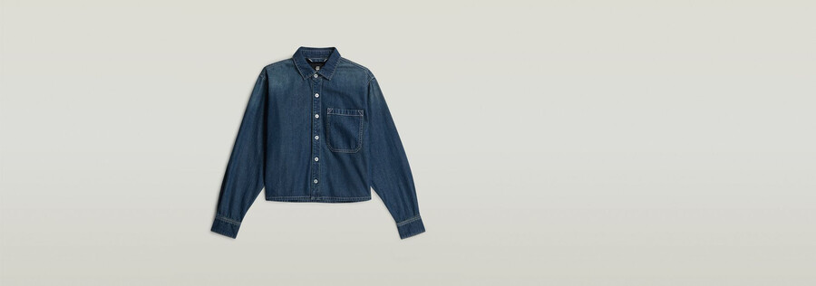 camicia a 1 tasca comoda e squadrata