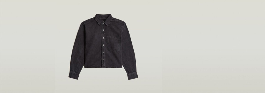 camicia a 1 tasca comoda e squadrata