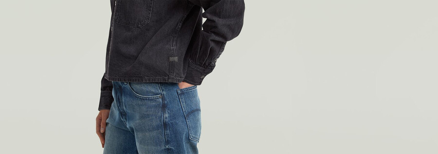 camicia a 1 tasca comoda e squadrata