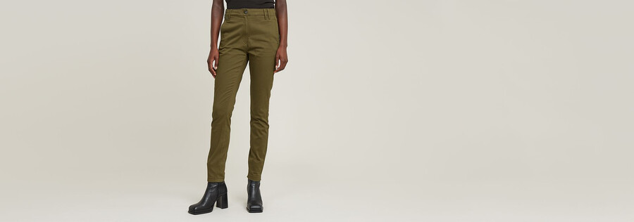 pantaloni weld high skinny
