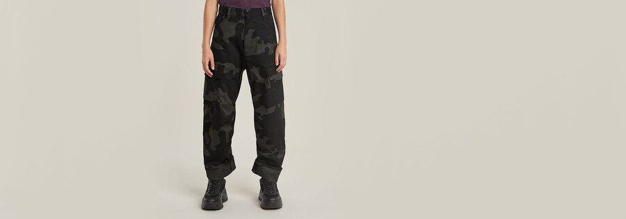 pantaloni cargo 3d boyfriend