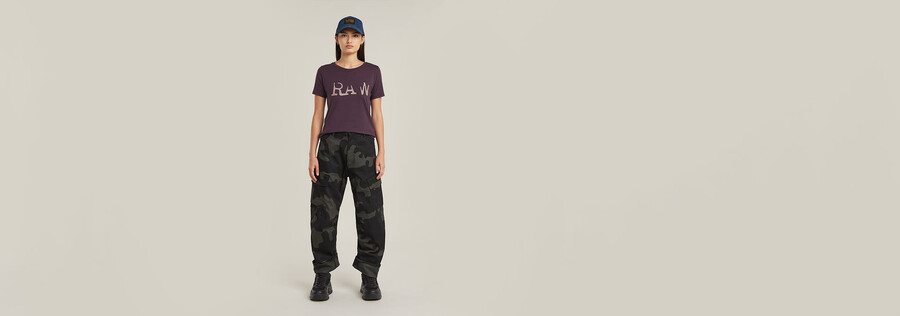pantaloni cargo 3d boyfriend