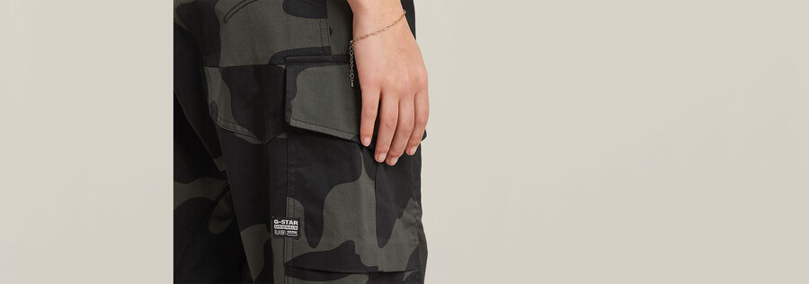 pantaloni cargo 3d boyfriend