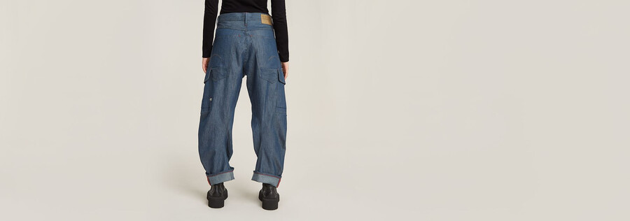 pantaloni cargo 3d boyfriend