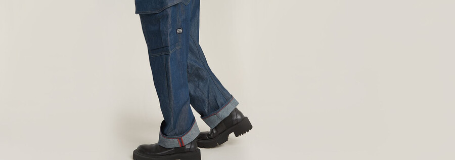 pantaloni cargo 3d boyfriend
