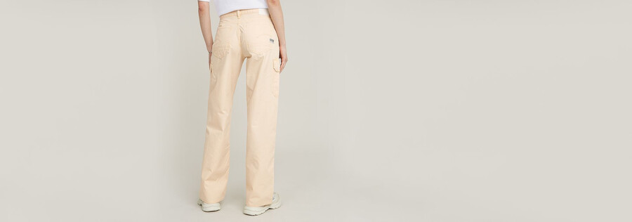 pantaloni cargo a vita bassa judee