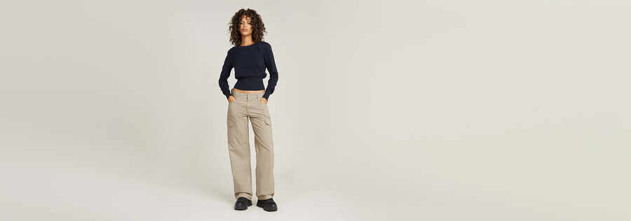 pantaloni cargo judee