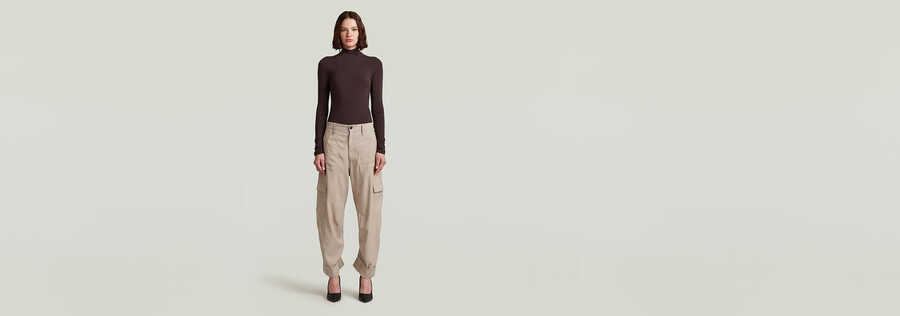 pantaloni cargo 3d boyfriend