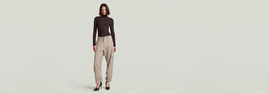 pantaloni cargo 3d boyfriend