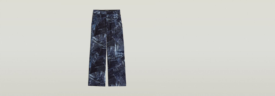 pantaloni a gamba larga fluidi