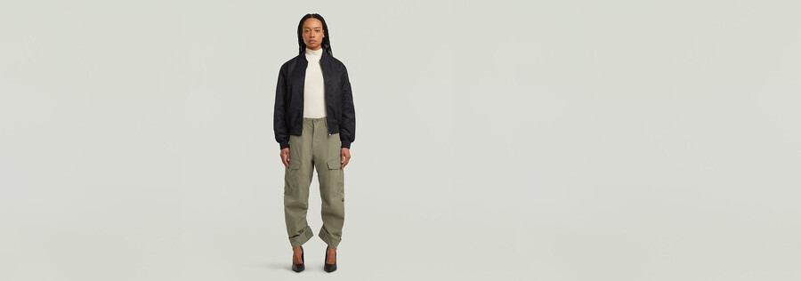 pantaloni cargo 3d boyfriend