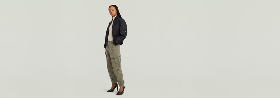 pantaloni cargo 3d boyfriend