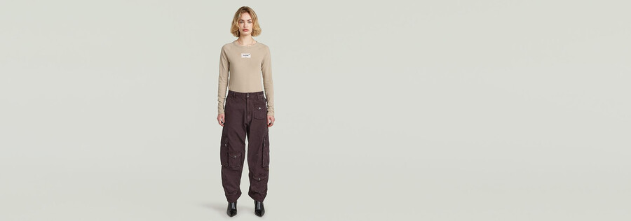 pantaloni multitasche cargo 3d boyfriend