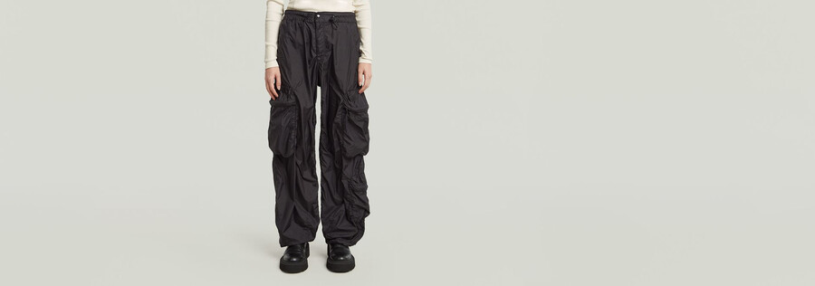 pantaloni cargo multitasche balloon