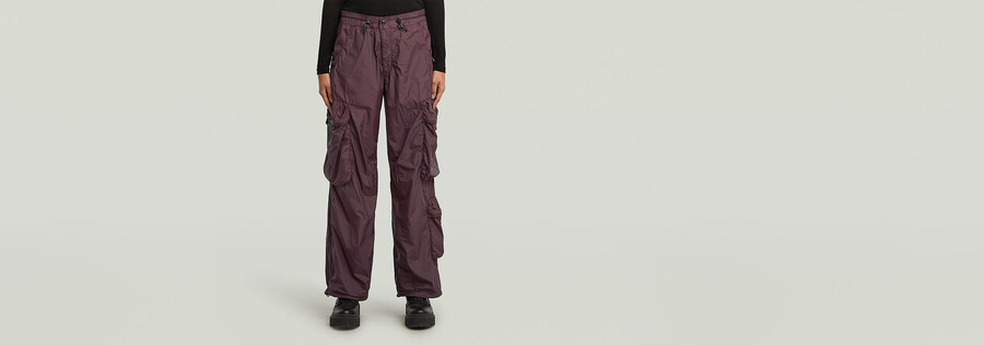 pantaloni cargo multitasche balloon