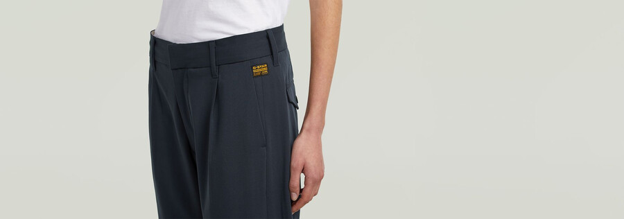 chino plissettato bowey