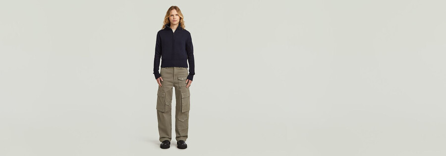 pantaloni mega cargo