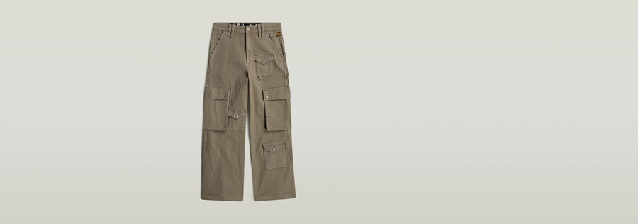 pantaloni mega cargo
