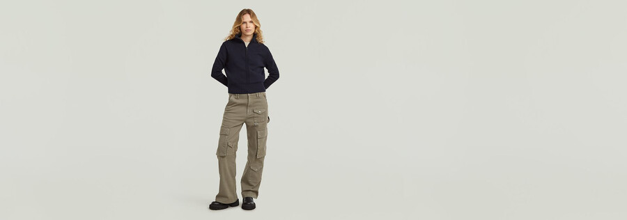 pantaloni mega cargo