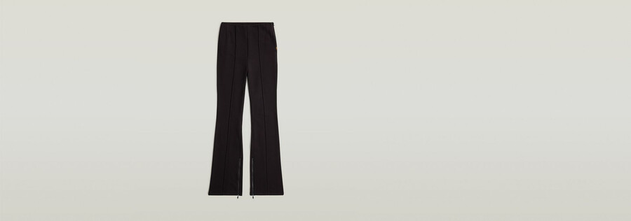 leggings con cerniera da motociclista