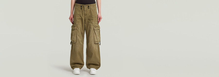 pantaloni cargo a palloncino