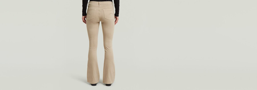 3301 pantaloni chino svasati