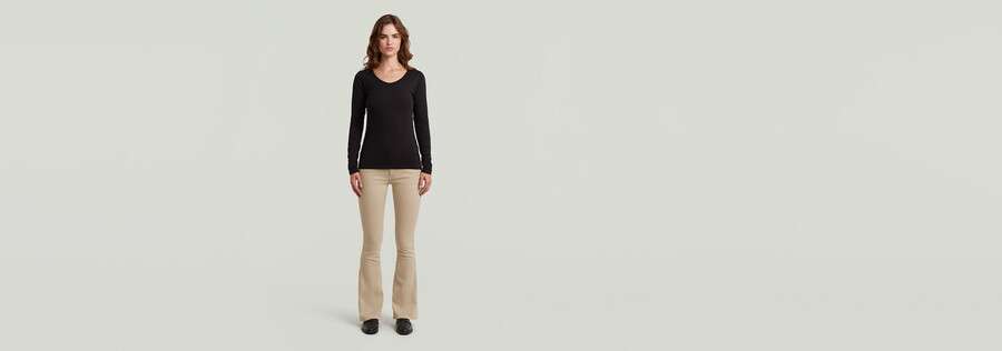 3301 pantaloni chino svasati