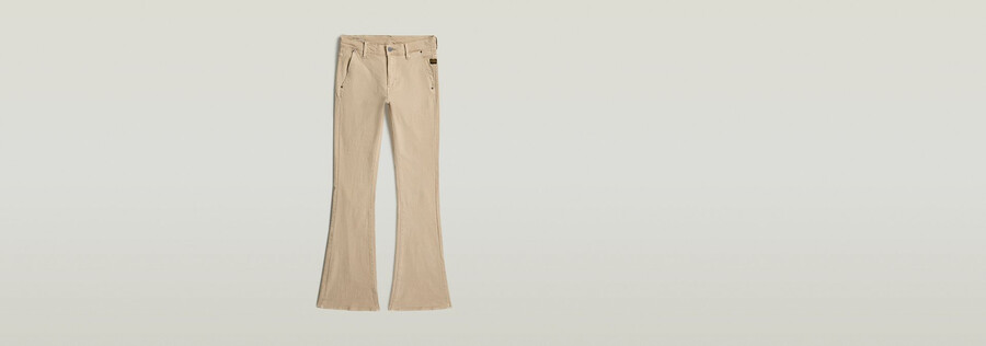 3301 pantaloni chino svasati