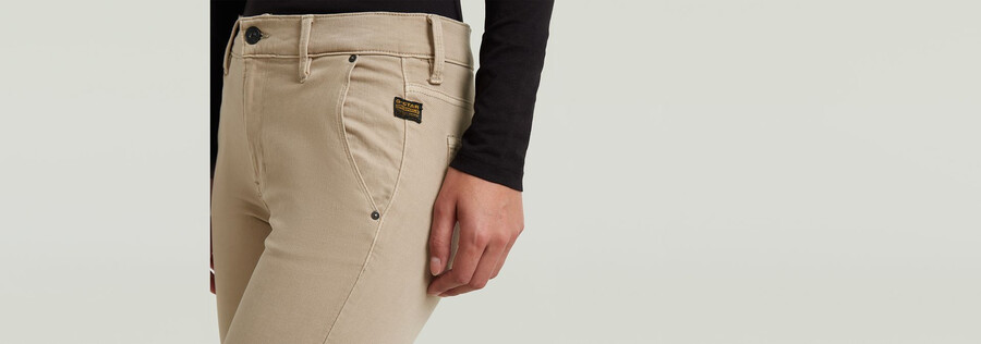 3301 pantaloni chino svasati