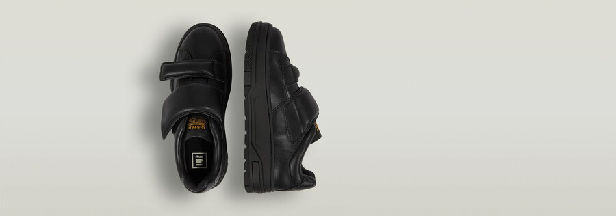 sneakers in pelle con velcro lhana ii