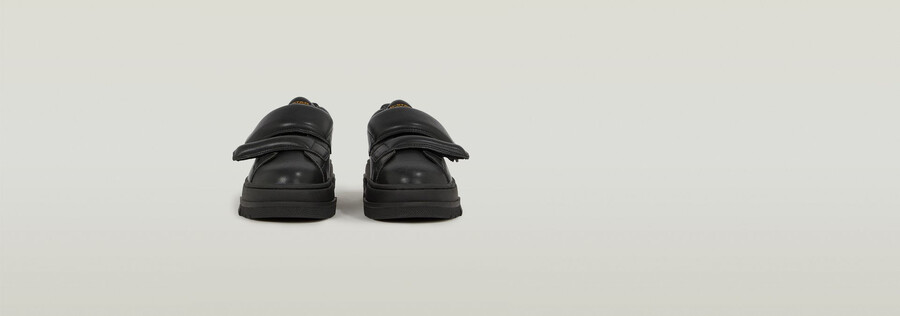 sneakers in pelle con velcro lhana ii