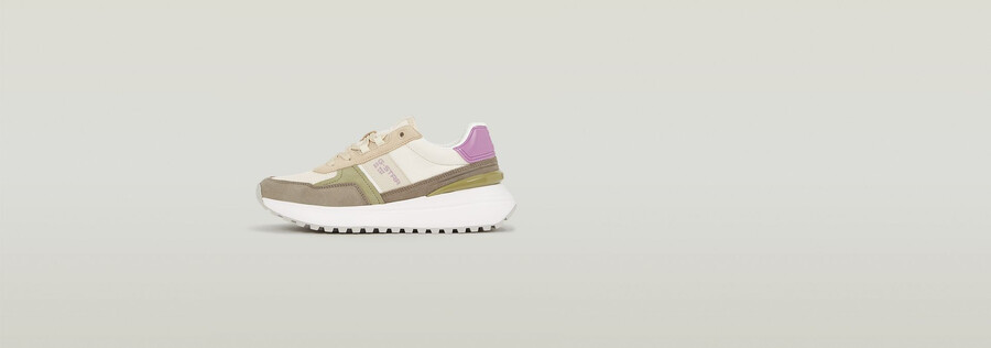 sneakers in nylon e rete lyn