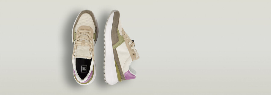 sneakers in nylon e rete lyn