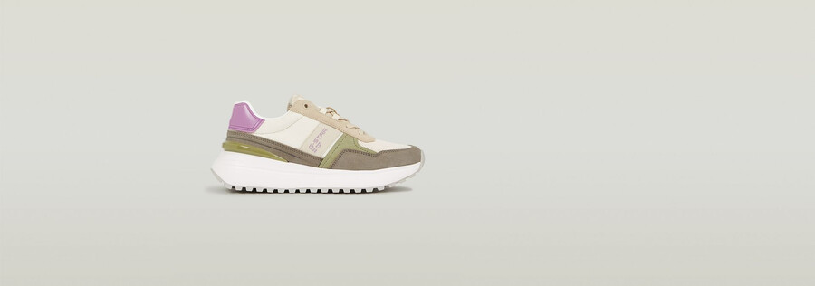 sneakers in nylon e rete lyn