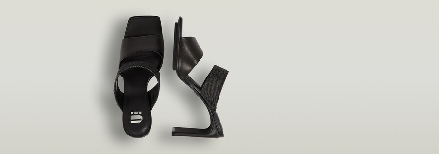 mule in pelle darcy