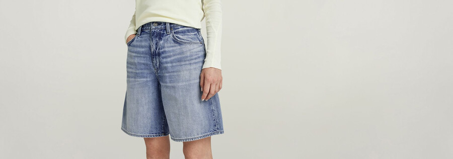 pantaloncini larghi a botte