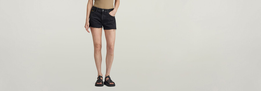 true shorts raw edge