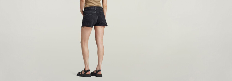 true shorts raw edge