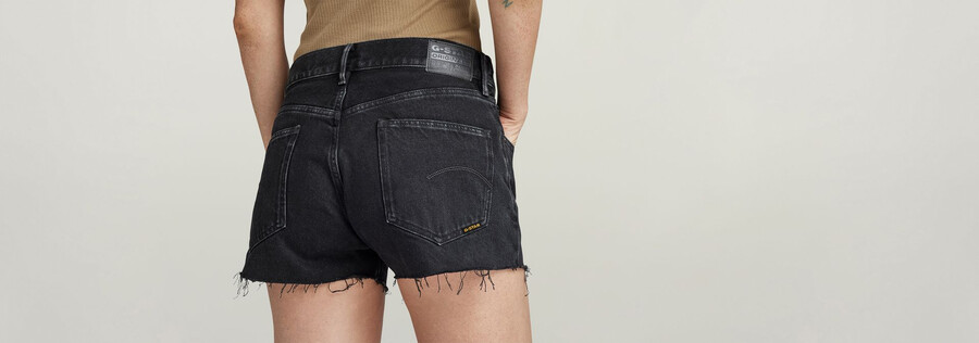 true shorts raw edge